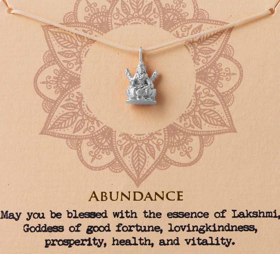 Abundance Lakshmi Necklace - Silver