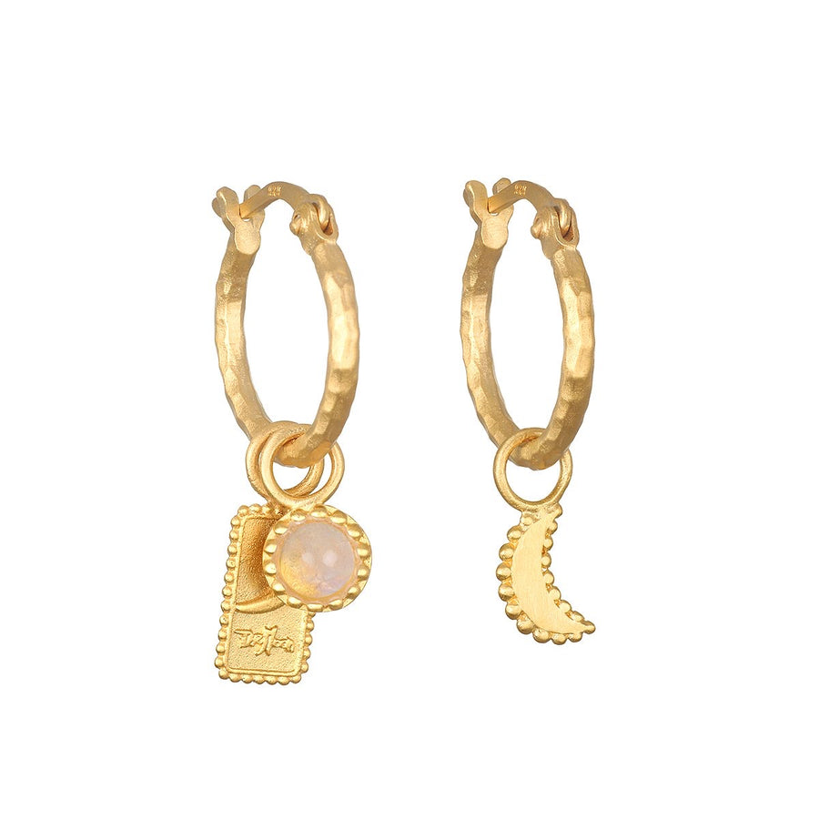 Enchanted Gold Hoop Earrings