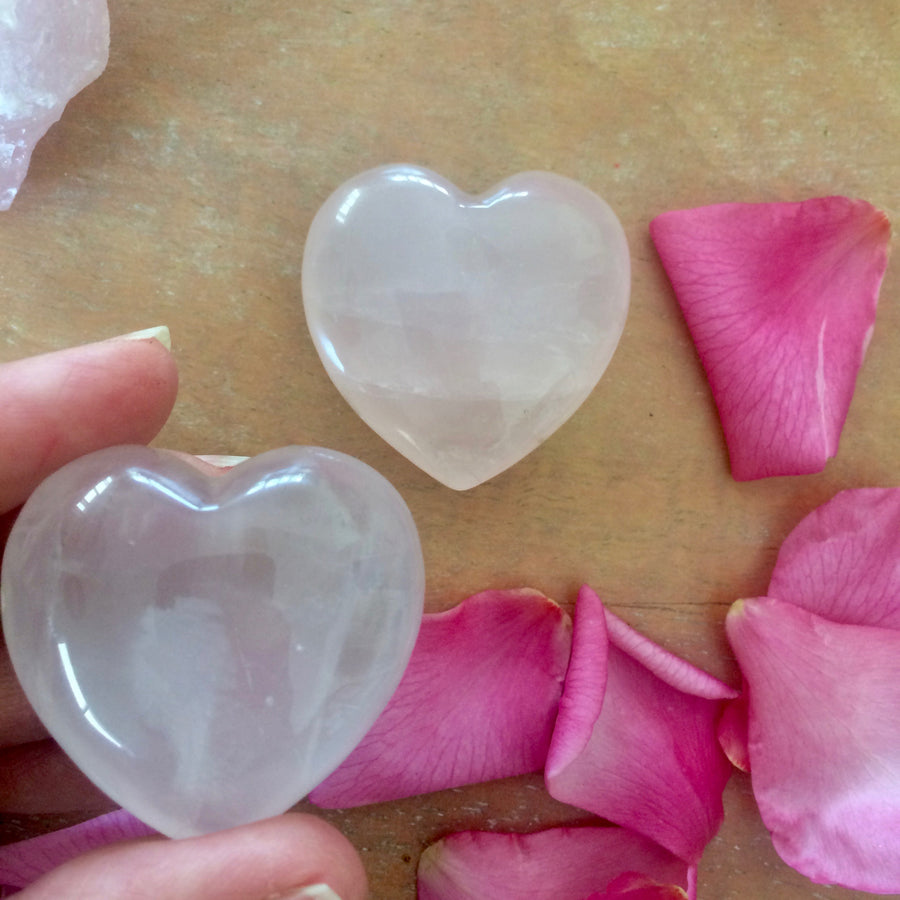 Little Lovelies - Rose Quartz Hearts