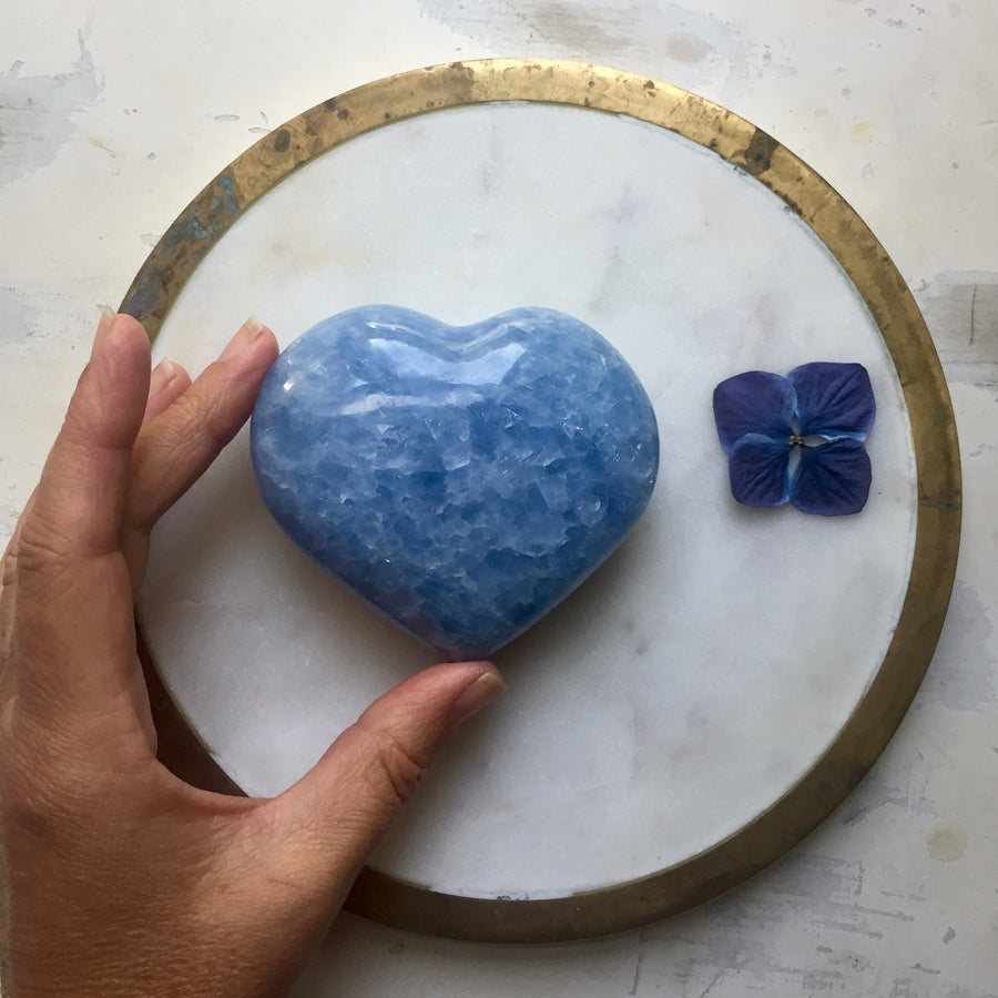 Blue Calcite Love