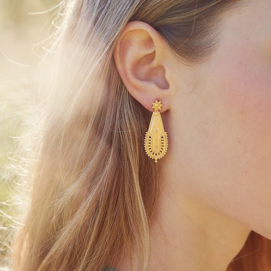 Classic Elegance Gold Earrings