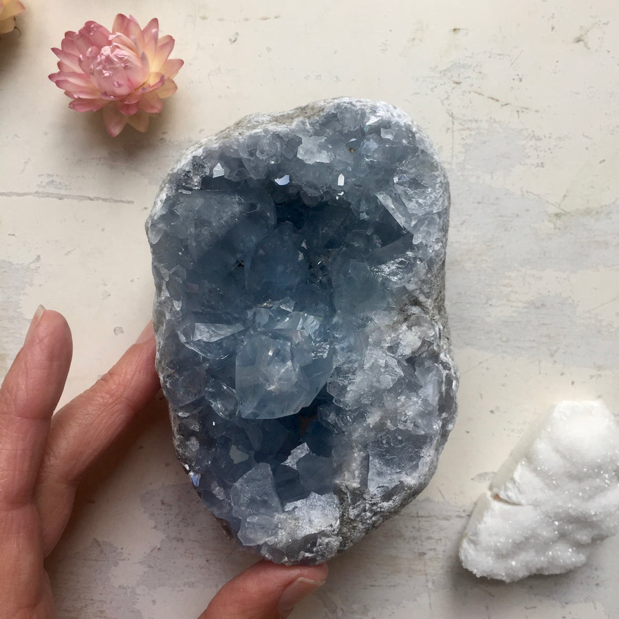 Celestite Crystal - The Cosmic Lullaby