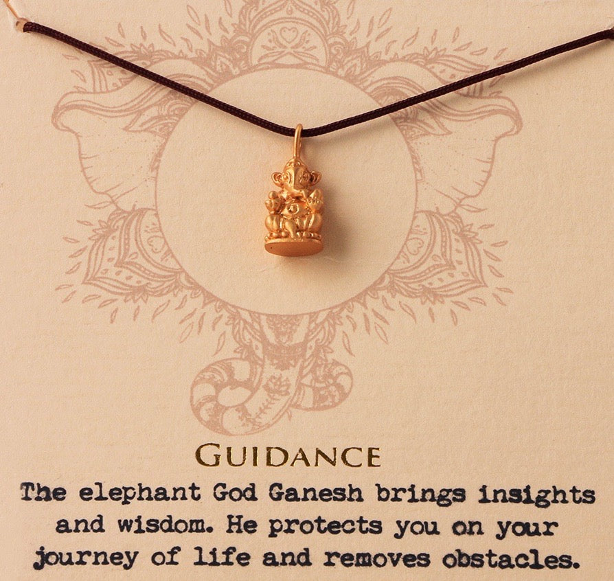 Guidance Ganesh Necklace - Gold