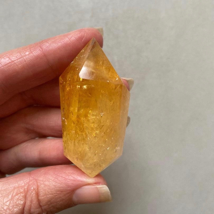 Citrine Polished Double Point
